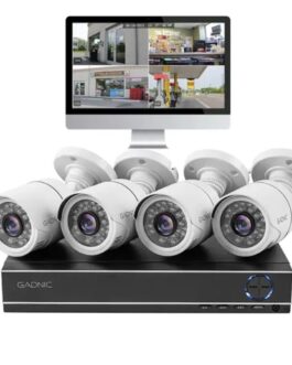 Cámaras de Seguridad PK1100 DVR Gadnic x4 Interior Exterior IP CCTV Visión Nocturna