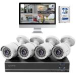 Cámaras de Seguridad x4 + DVR 8CH Gadnic SX14 Interior / Exterior IP CCTV Visión Nocturna 1Tb